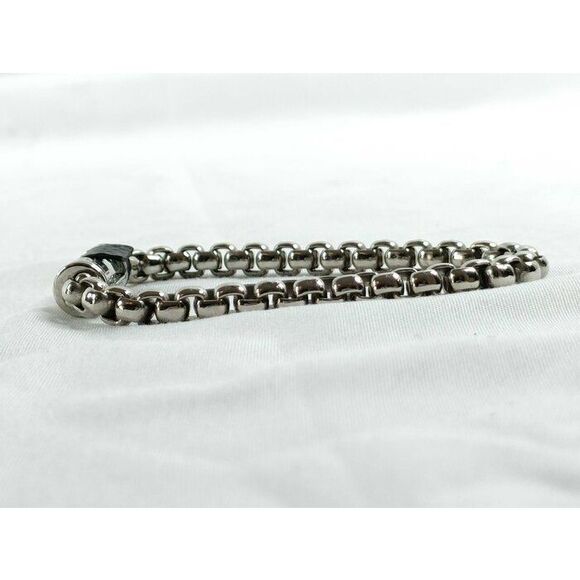 Louis Vuitton Bracelet Bracelet Chain Monogram-eclipse M62592 Silver Metal - Picture 3 of 10